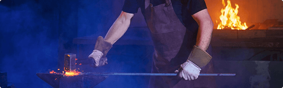 Metal forging process